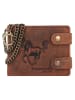Greenland Nature Montenegro Geldbörse RFID Schutz Leder 12 cm horse