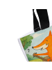 Mr. & Mrs. Panda Schultertasche Fuchs Gitarre Design mit Spruch in Weiß