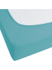 Beliani Bettlaken HOFUF in Blau - (W) 200 x (H) 25 x (L) 200 cm