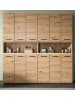Inn.Furn Badezimmerschränke Eiche Artisan, 2x Mehrzweckschrank 180 cm, viel Stauraum