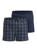 Tom Tailor Boxershort 2Er Pack Dakota in blau-dunkel-Karo