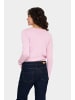 SAINT TROPEZ Strickpullover MilaSZ Gerade Passform in Pink Nectar