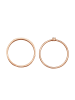 Elli Ring 925 Sterling Silber Ring Set in Rosegold