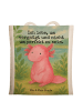 Mr. & Mrs. Panda Jutetasche Axolotl Niedlich Design mit Spruch in Weiß