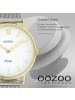 Oozoo Analog-Armbanduhr Oozoo Vintage Series silber groß (ca. 40mm)