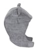 Sterntaler Schalmütze Wolle in silber mel.