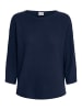 Fransa Strickpullover halbarm FRSINJA Loose fit in Navy Blazer