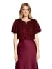 Vera Mont Bomberjacke mit Lurexfaden in Deep Dahlia