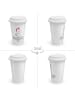 Mr. & Mrs. Panda To Go Becher Einhorn Wut mit Spruch in Weiß