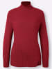 WITT WEIDEN Stehkragenpullover in dunkelrot