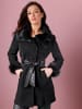 Mainpol Lammfelljacke in schwarz