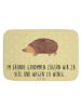 Mr. & Mrs. Panda Badteppich Igel Herzen mit Spruch in Gelb Pastell
