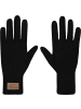 Normani Outdoor Sports Damen Merino Strick-Fingerhandschuhe Anula in Schwarz