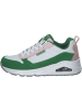 Skechers Schnürschuhe in WHITE/GREEN