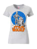 Logoshirt T-Shirt R2-D2 & C-3PO Star Wars in grau meliert