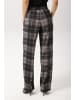 Aniston CASUAL Schlupfhose in anthrazit-beige-grau-rot