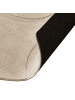 Beliani Kurzflor SALVORI in Beige - (W) 160 x (L) 160 cm