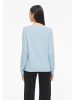 Vila Dünner Rundhals Strickpullover VIRIL in Babyblau