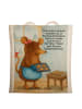 Mr. & Mrs. Panda Tote Bag Maus Kekse Design mit Spruch in Weiß
