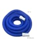 relaxdays Poolschlauch in Blau/ Weiß - (L)10 m x Ø 32 mm