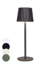 Coen Bakker LED Tischlampe dimmbar IP44 Innen & Außen 36,5x11cm in Anthrazit
