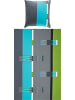 Erwin Müller Mako-Single-Jersey Bettwäsche in grün-grau