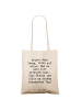 Mr. & Mrs. Panda Stofftasche Spruch 1953 Geburtstag mit Spruch in Creme