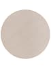 Velours-Teppich Strong Rund in beige