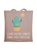 Mr. & Mrs. Panda Tote Bag Selbstvertrauen stärken mit Spruch in Braun Pastell