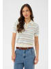 SAINT TROPEZ Strickpullover RosettaSZ Gerade Passform in Cerulean
