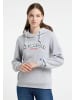 DreiMaster Maritim Damen Kapuzenpullover in Hellgrau Melange