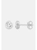 Ethische Diamanten Ohrringe aus 375 Weißgold mit Lab Grown Diamant