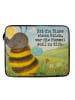 Mr. & Mrs. Panda Laptop Case Hummel flauschig Design mit Spruch in Weiß