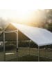 relaxdays Freilaufgehege in Silber - (B)2 x (H)2 x (T)3 m