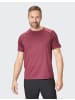 Joy Sportswear Rundhalsshirt JULES in redwood melange