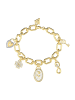 Guess Damen-Armband Lucky Multi Charms Goldfarben
