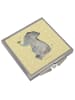 Mr. & Mrs. Panda Handtaschenspiegel quadratisch Elefant Biene oh... in Gelb Pastell