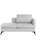 Beliani Chaiselongue SIEVOZ in Grau/Schwarz - (W) 155 x (H) 84 x (L) 85 cm