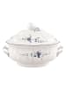 Villeroy & Boch Terrine Vieux Luxembourg 2,7 L in weiß-blau