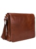 Leonhard Heyden Cambridge - Umhängetasche M Leder 13" 32 cm in cognac