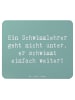Mr. & Mrs. Panda Mauspad Spruch Schwimmlehrer Motivation mit Spruch in Meeresbrise
