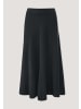 Hessnatur Strick Rock Midi in schwarz