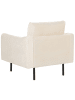 Beliani Sessel VINTERBRO in Beige/Schwarz - (W) 83 x (H) 86 x (L) 84 cm