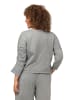 Ulla Popken Sweatshirt in hellgrau mélange
