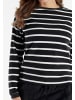 Tom Tailor Pyjama Xanthi in grau-dunkel-Ringel