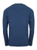 elkline Langarmshirt Longsleeve enganliegend in bluemelange