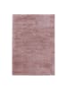 KADIMA DESIGN Teppich Hochflor Shaggy Uni Style Polypropylen Wohnzimmer in Rosa