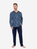 HOM Pyjama Compiegne Long Sleepwear in navy print