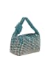 myMo at night Women Handbag in Turquoise Silver