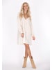 IZIA Damen Dress in Wollweiss